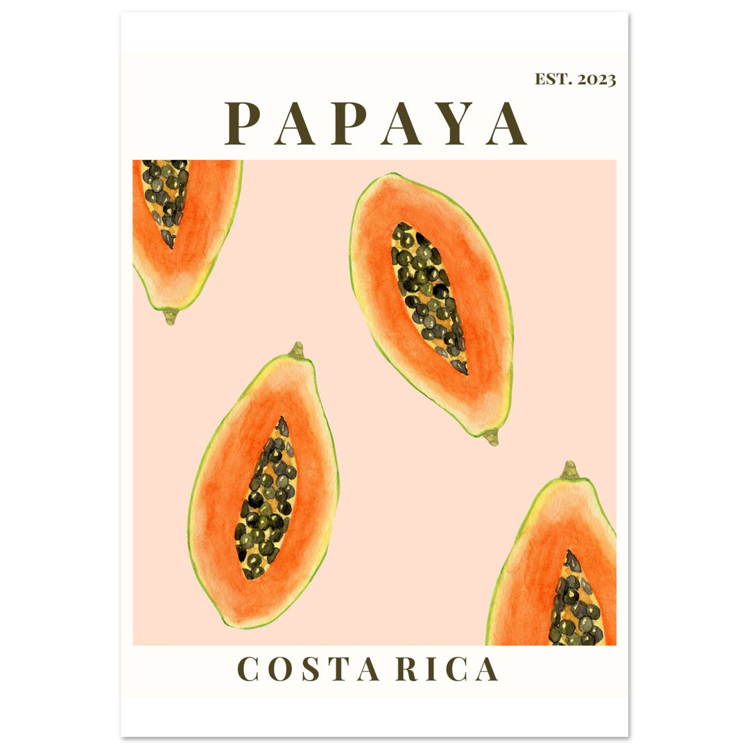 CUADRO PAPAYA COSTA RICA