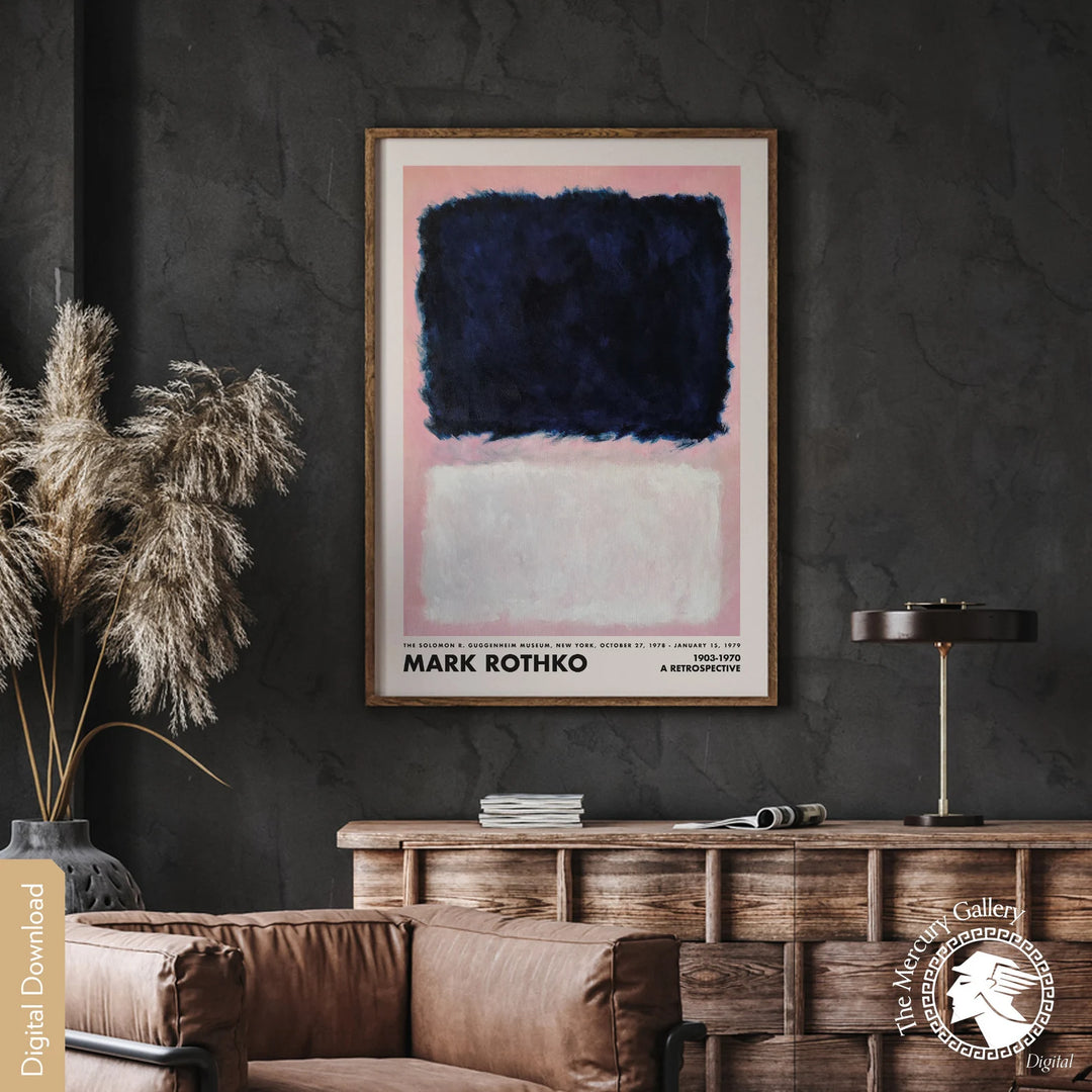 CUADRO ROTHKO BLUE PINK